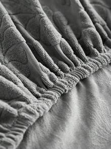 1 tấm bọc ghế sofa co giãn Jacquard - Màu xám đen - Xem 8