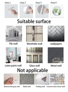 50pcs/Set PMMA Decorative Mirror, Modern Heart Shaped Mirror Wall Sticker For Home Wall Decor Room Decor Wall Mirror Mirror For Room Home Decor Bathroom Decor Living Room Decor - Silver - View 6