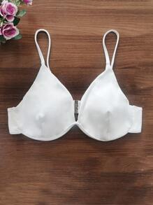 Top de bikini con aros de talla grande, para el verano