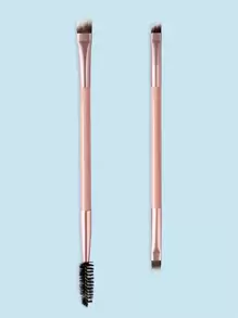 Set de 2 brochas para cejas y labios de doble punta,pinceles de maquillaje brochas para maquillaje cepillo maquillaje pincel maquillaje pinceles para maquillaje
