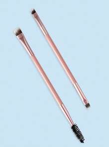 Set de 2 brochas para cejas y labios de doble punta,pinceles de maquillaje brochas para maquillaje cepillo maquillaje pincel maquillaje pinceles para maquillaje