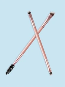 Set de 2 brochas para cejas y labios de doble punta,pinceles de maquillaje brochas para maquillaje cepillo maquillaje pincel maquillaje pinceles para maquillaje