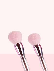 1pc Plating Blush Brush - Pink - View 3