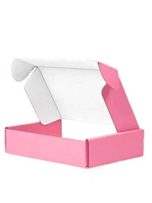 2pcs Solid Color Gifting Packaging Airplane Shaped Gift Boxes, For Wedding, Birthday, Party Valentine Day - Pink - View 2