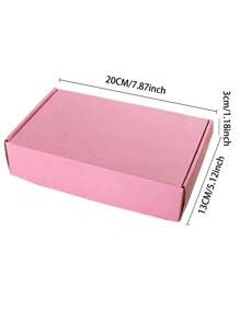 2pcs Solid Color Gifting Packaging Airplane Shaped Gift Boxes, For Wedding, Birthday, Party Valentine Day - Pink - View 4