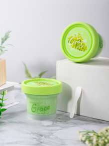 Exfoliante corporal de baño hidratante de uva de hielo 130 g, exfoliante suave de limpieza profunda, exfoliante de ducha de baño corporal para mujeres y hombres para obtener una piel corporal suave y brillante - Verde - Ver 6