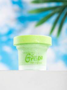 Exfoliante corporal de baño hidratante de uva de hielo 130 g, exfoliante suave de limpieza profunda, exfoliante de ducha de baño corporal para mujeres y hombres para obtener una piel corporal suave y brillante - Verde - Ver 5