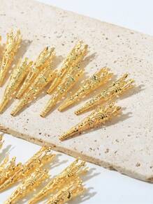 20个金色发辫发圈，节日装扮发饰，女士发夹，发卡，发卡 - 金色 - 查看 3