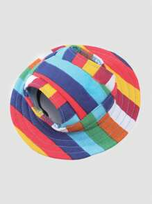 1pc Breathable Pet Hat For Dog For Outdoor - Multicolor - View 2
