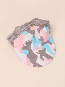 1pc Camo Print Random  Pet Hat For Dog For Outdoor - Multicolor - View 3