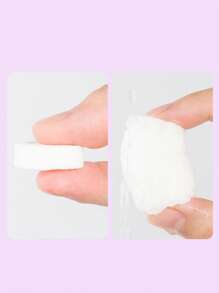 NEFOUME 20pcs Portable Disposable Face Towels, 22*22cm, Reusable Dry Or Wet Wipes, Suitable For Baby Or Dogs, Camping, Travel, Hiking, Household Cleaning Or Beauty Care - White - View 2