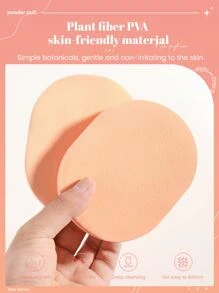 2 piezas Soplo de maquillaje facial limpieza - Rosa vieja - Ver 5