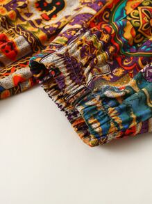 Quần con gái Chắp vá Boho - Nhiều màu - Xem 4