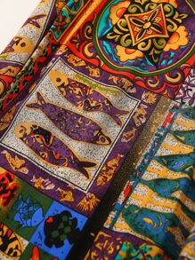 Quần con gái Chắp vá Boho - Nhiều màu - Xem 5