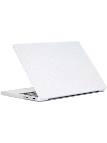 Funda fibra de carbon compatible con MacBook Pro - Blanco - Ver 1