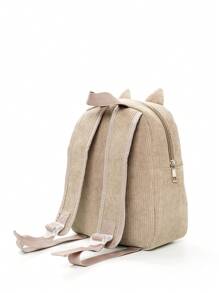 Girls Paw Pattern Backpack