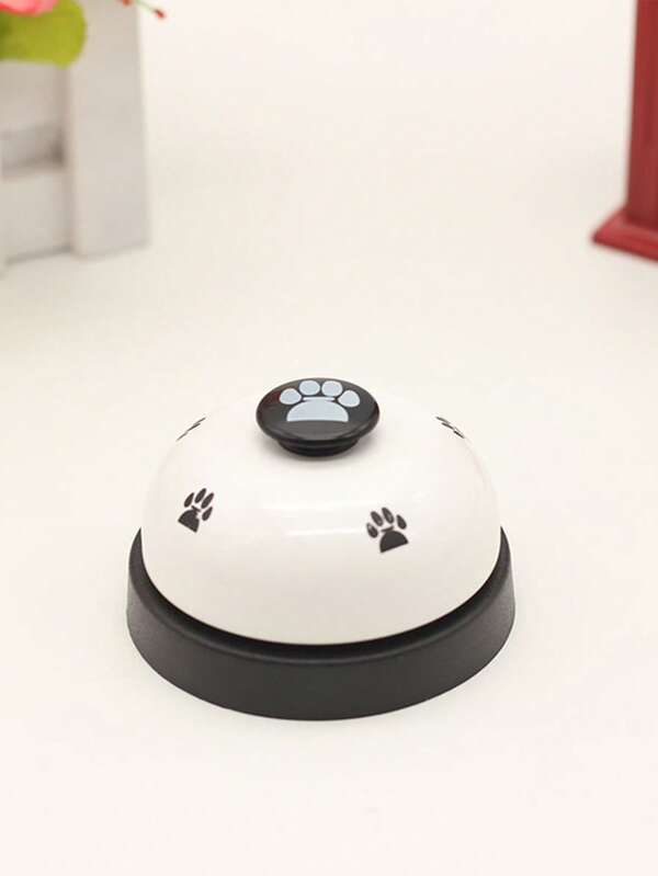 1pc Paw Print Doorbell Design Random Pet Toy For Dog For Training