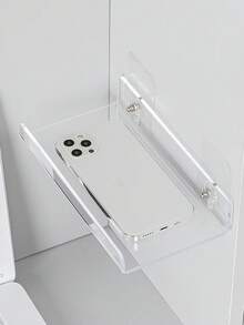 1 Rõ Ràng Treo Tường Giá Đựng Đồ, Đơn Giản Rõ Ràng PMMA Treo Lưu Trữ Giá Đỡ Cho Hộ Gia Đình - Trong sáng - Xem 6