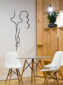 1 件抽象人物图形墙贴，现代线条人物图形 PVC 墙贴，用于家居装饰，贴纸，墙贴，乙烯基贴花用于家居装饰，春季装饰品让您的家焕然一新，节日装饰贴纸礼物生日毕业