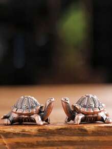 Giá đỡ nhang dây rùa mini bằng hợp kim sáng tạo Giá đỡ nhang di động Giá đỡ nhang gia dụng mini không chứa nhang dây - Đồng - Xem 4