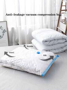 1pc Travel Clothes Storage Bag With Air Valve For Vacuum Compression (Pump Not Included) Decorations Autumn Decor Festival Decor Room Decor Home Decor Fall Decor Bed Room Decor Bedroom, Organizer, Home Storage, For White T Shirt Women, Black Pants Women, Ladies Winter Clothes, Dress, Winter Clothes For Ladies, Elegant Woman Dresses, White Shirt For Ladies, Long Sleeve, White Jumpsuit For Women, Spring Dresses For Women, Spring Outfits For Women, Spring, Spring Clothes, Minimalist, Summer Tops Storage