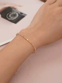 1 Vòng Tay Thời Trang & Đa Năng Có Thể Điều Chỉnh Cho Nữ Với Màu Sắc Ngẫu Nhiên Đá Tự Nhiên - Nhiều màu - Xem 3