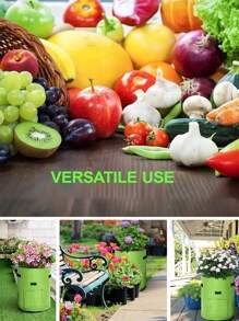 GOUN HOSE 1pc Non-woven Fabric Potato Planting Bag - Green - View 5