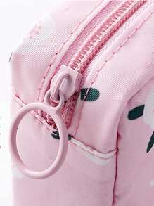 女士女孩美容化妝包收納盒化妝包收納盒女式衛生棉條衛生巾旅行用、東西包 - 粉色 - 查看 8