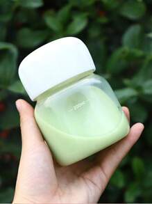 1入組便攜式水瓶現代PC字母圖形戶外運動水瓶