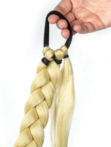 超長合成髮辮 - 金色 - 查看 4