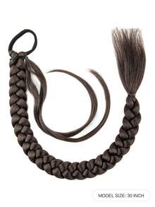 Trenza de pelo sintético extra larga - Marrón - Ver 2