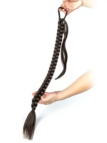 Trenza de pelo sintético extra larga - Marrón - Ver 3