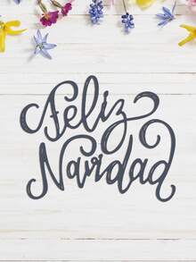 1pc Letter Design Cutting Die - Silver - View 4