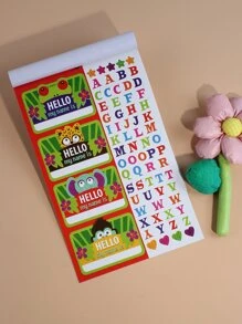 1 szt. Mieszana naklejka ze wzorem - Wielokolorowe - Zobacz 5