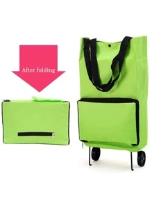 Minimalist Travel Bag Foldable Green - Green - View 1