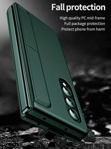 Vỏ điện thoại chắc chắn có chân đế - màu xanh lá - Xem 5