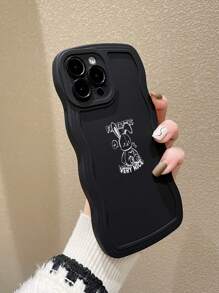 Cartoon Rabbit Print Phone Case - Multicolor - View 2