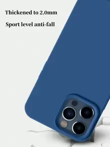 硅胶手机壳 Apple 基本款手机壳 坚固手机壳 适用于 15/15Pro/15Plus/15Promax - 藍色 - 查看 5