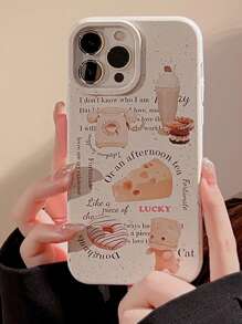 字母圖案手機殼 - 彩色 - 查看 1