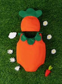 SHEIN Baby Carrot  Set - Orange - View 2