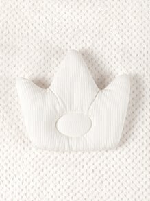 SHEIN 1 pieza Almohada con diseño de corona para bebé, amor de San Valentín - Blanco - Ver 1