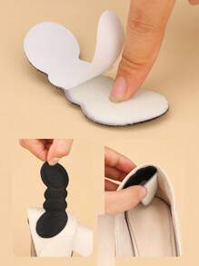 2入組跟保護黑色舒服鞋墊配件適用於高跟鞋
