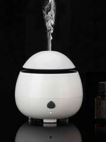 1入組迷你USB超聲波精油擴散器 - 黑與白 - 查看 2