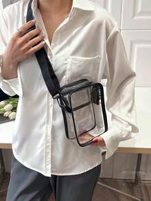 Borsa Portadocumenti Trasparente A2 – Cartella Per Opere D'arte E Disegni, Manico Ergonomico, Cerniera Resistente