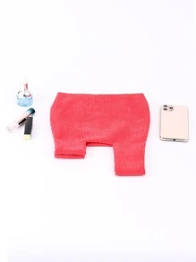 Fashionable Classic Corduroy Clutch Handbag, Wristlet Bag, Phone Bag, Small Square Purse For Outdoor Activities Valentines - Red - View 4