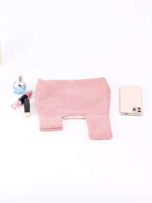 Túi Hobo Tối Giản Nhỏ Vải Nhung Màu Hồng - Hồng - Xem 5