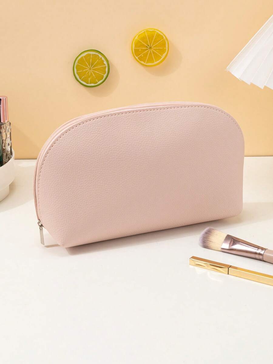 Túi trang điểm rắn - Hồng - Xem 1