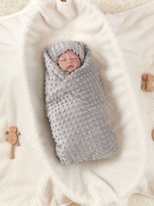 Baby Solid Swaddling Blanket - Grey - View 2