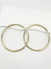 2 件 DIY 包袋配件金属部件铁制 DIY 配件替换可重复使用包袋配件手提包手提袋背包礼品袋礼物学校用品教师礼物返校教师配件 - 金色 - 查看 4