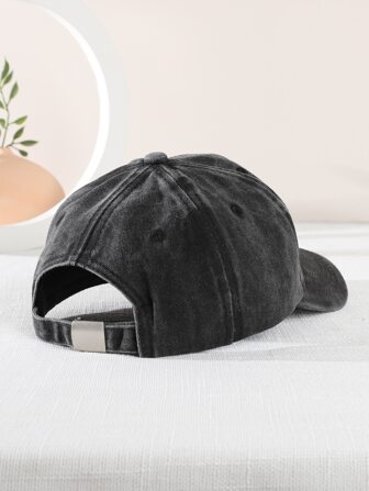 1 件儿童黑色多色挖掘机刺绣户外休闲时尚可调节尺寸防晒春夏四季水洗棒球帽，百搭